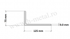 Cornier zincat 125x75x9 mm 1